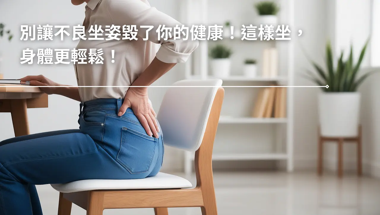 別讓不良坐姿毀了你的健康!這樣坐,身體更輕鬆! 別讓不良坐姿毀了你的健康!這樣坐,身體更輕鬆!