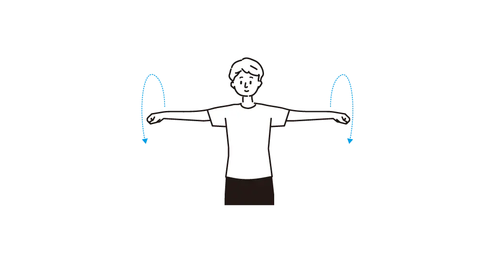 standing-desk-exercises-arm-circles